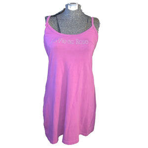 la vie en rose Pink Tank nightgown Size S
